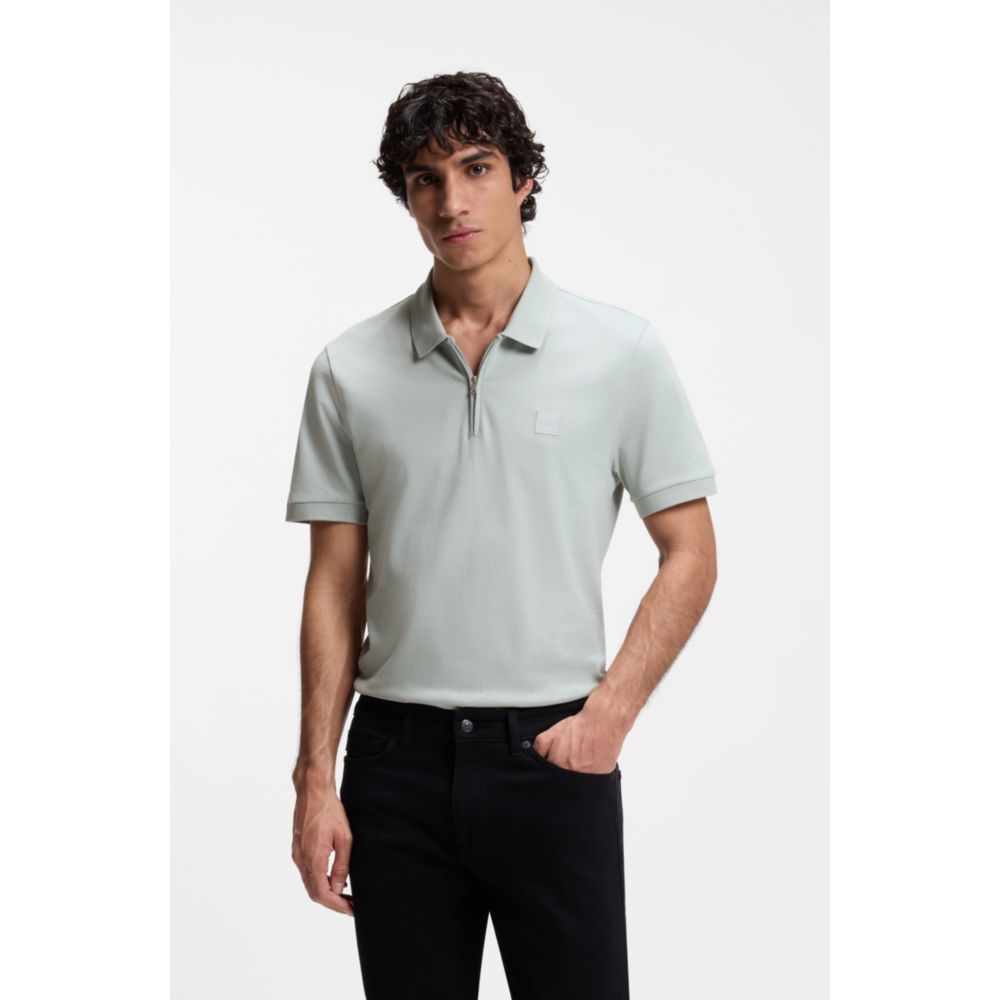 Polo de algodón de corte ajustado
