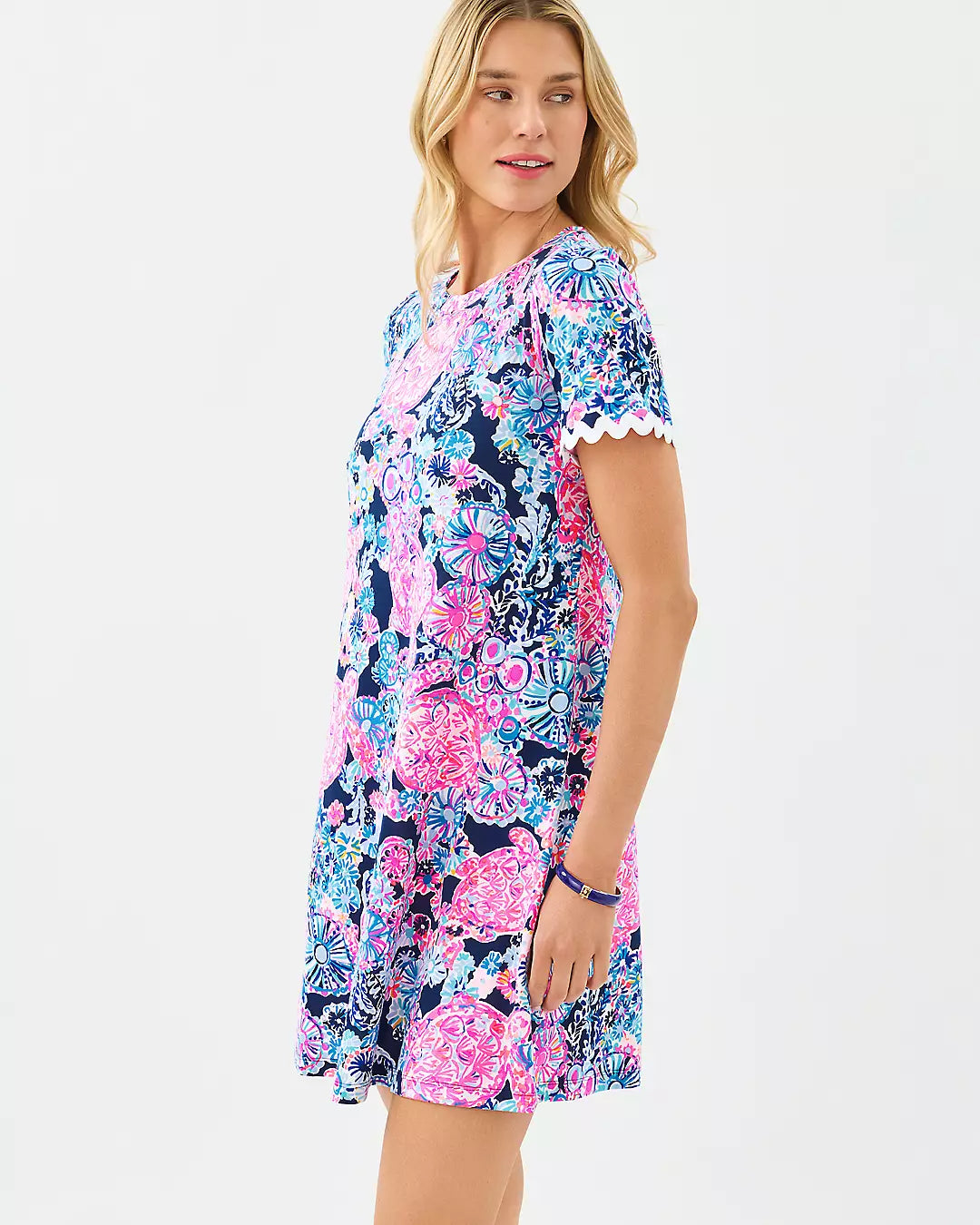 Vestido de manga corta