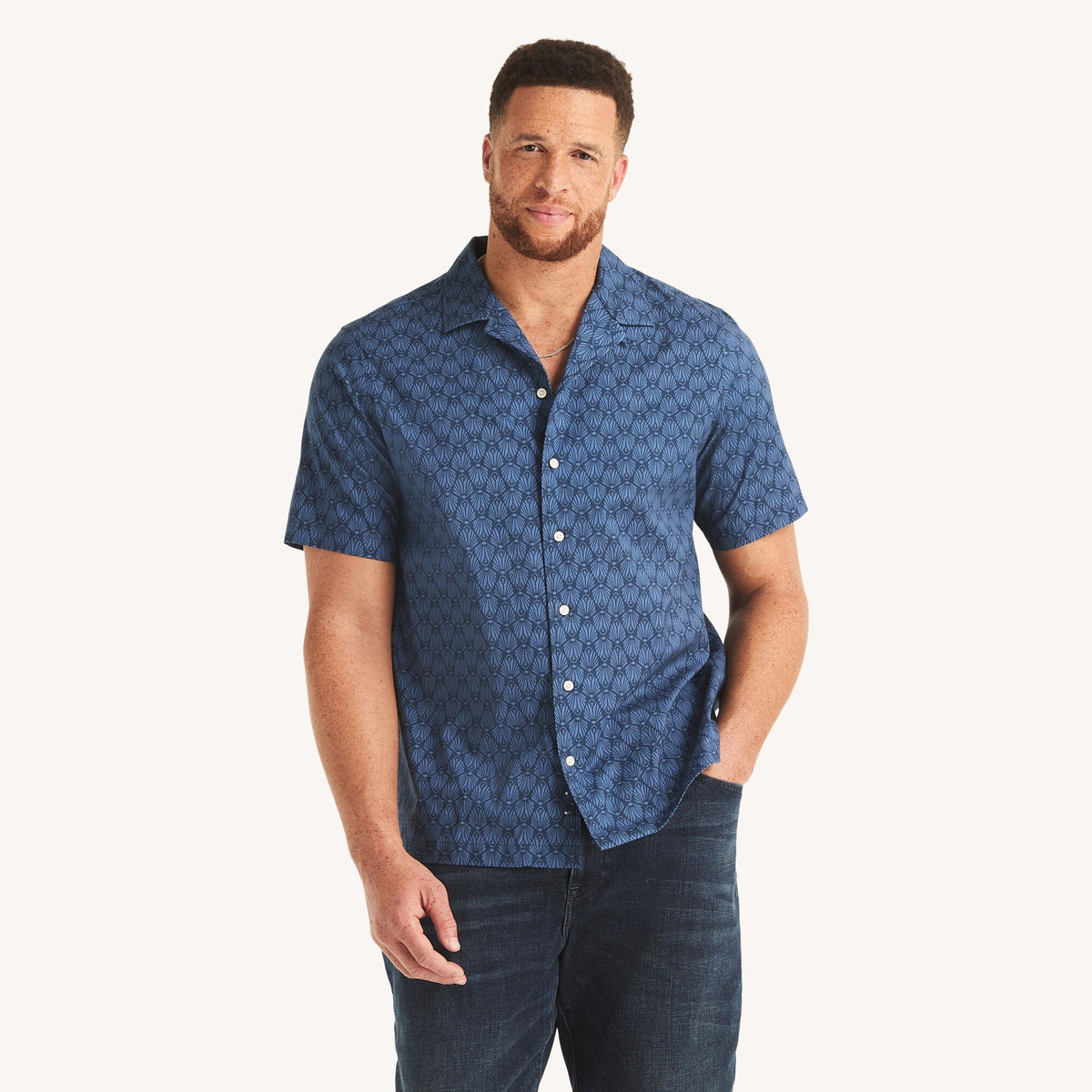 Camisa de manga corta con estampado