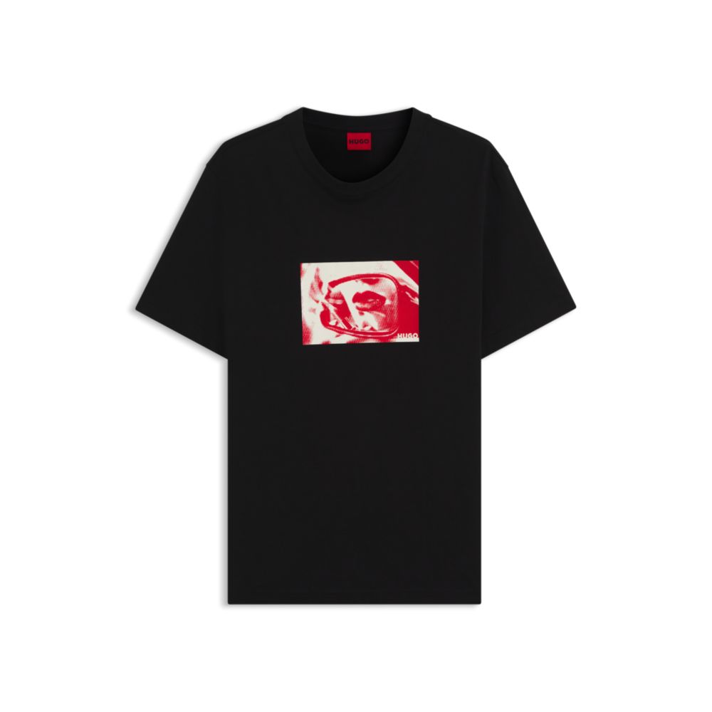 Camiseta de algodón con estampado