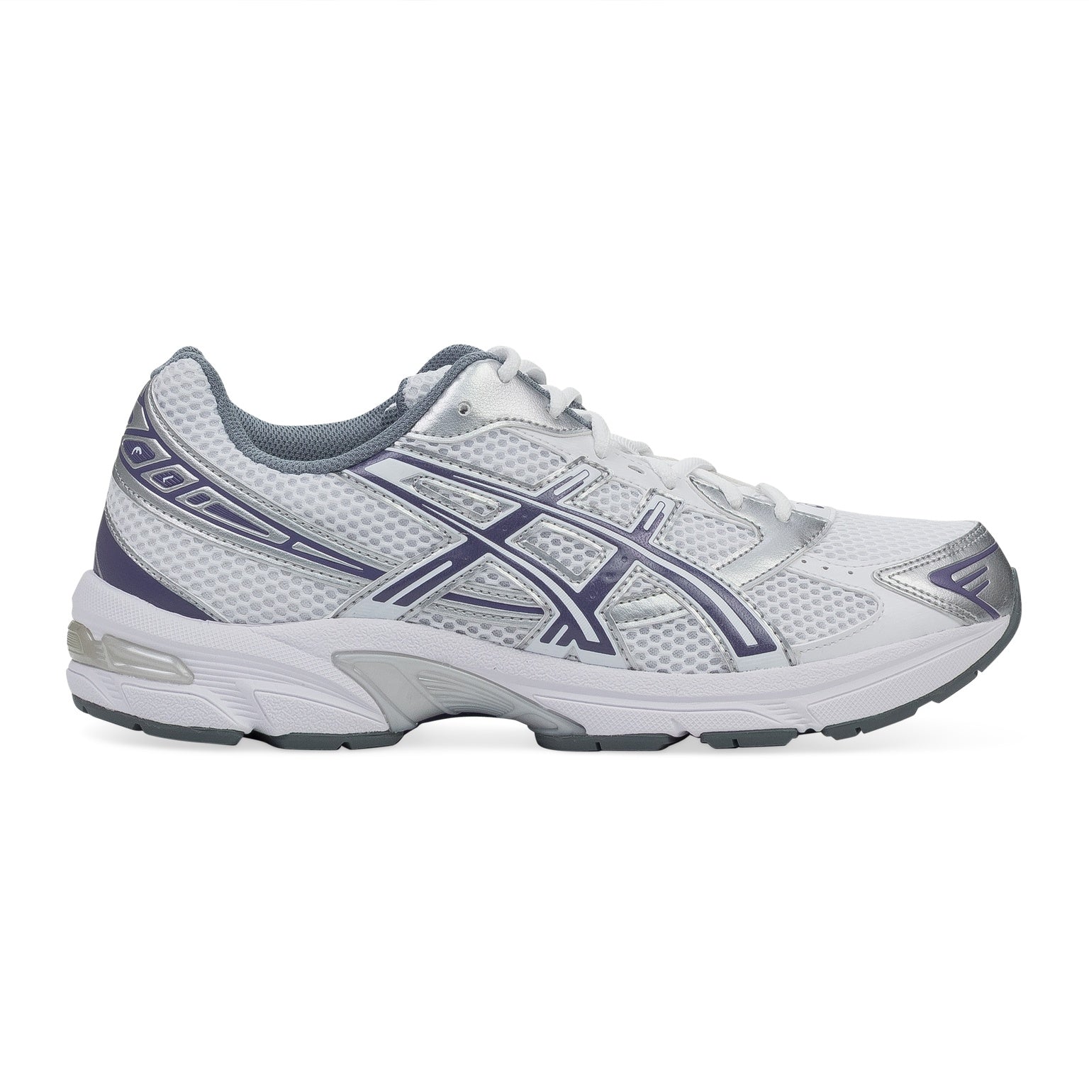 Tenis color blanco y violeta