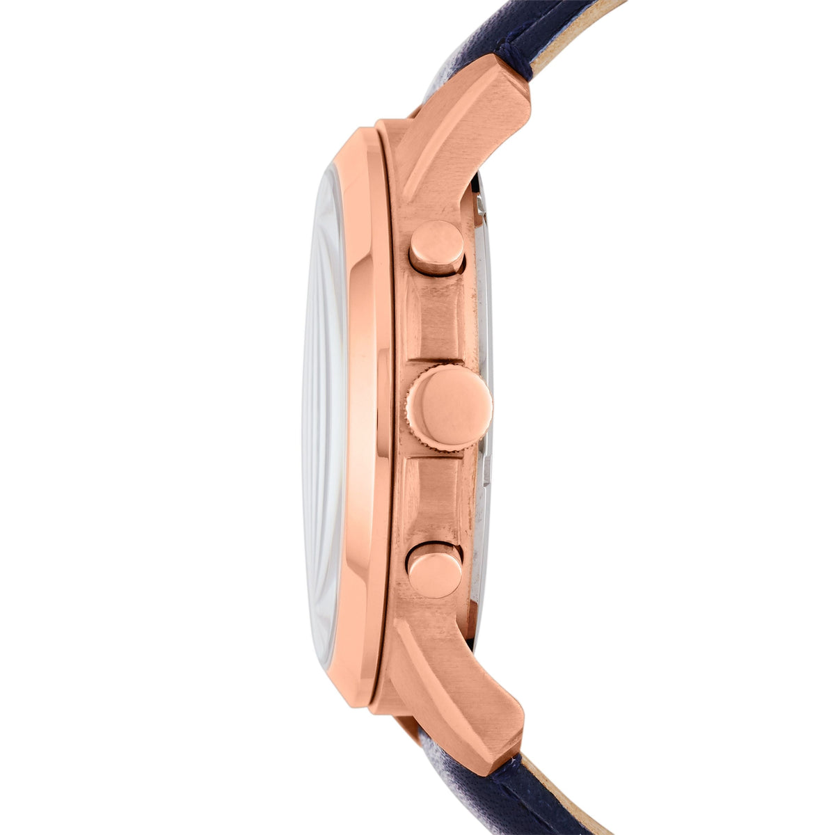 Reloj de hombre de acero inoxidable color oro rosa