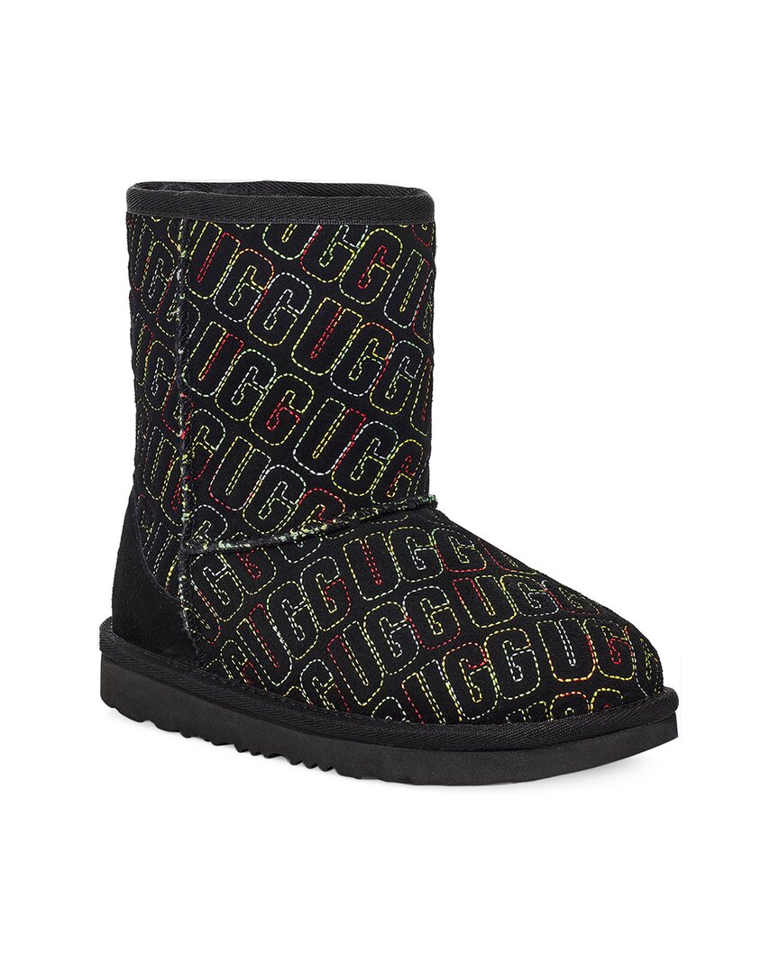 Botas infantil de gamuza con estampado