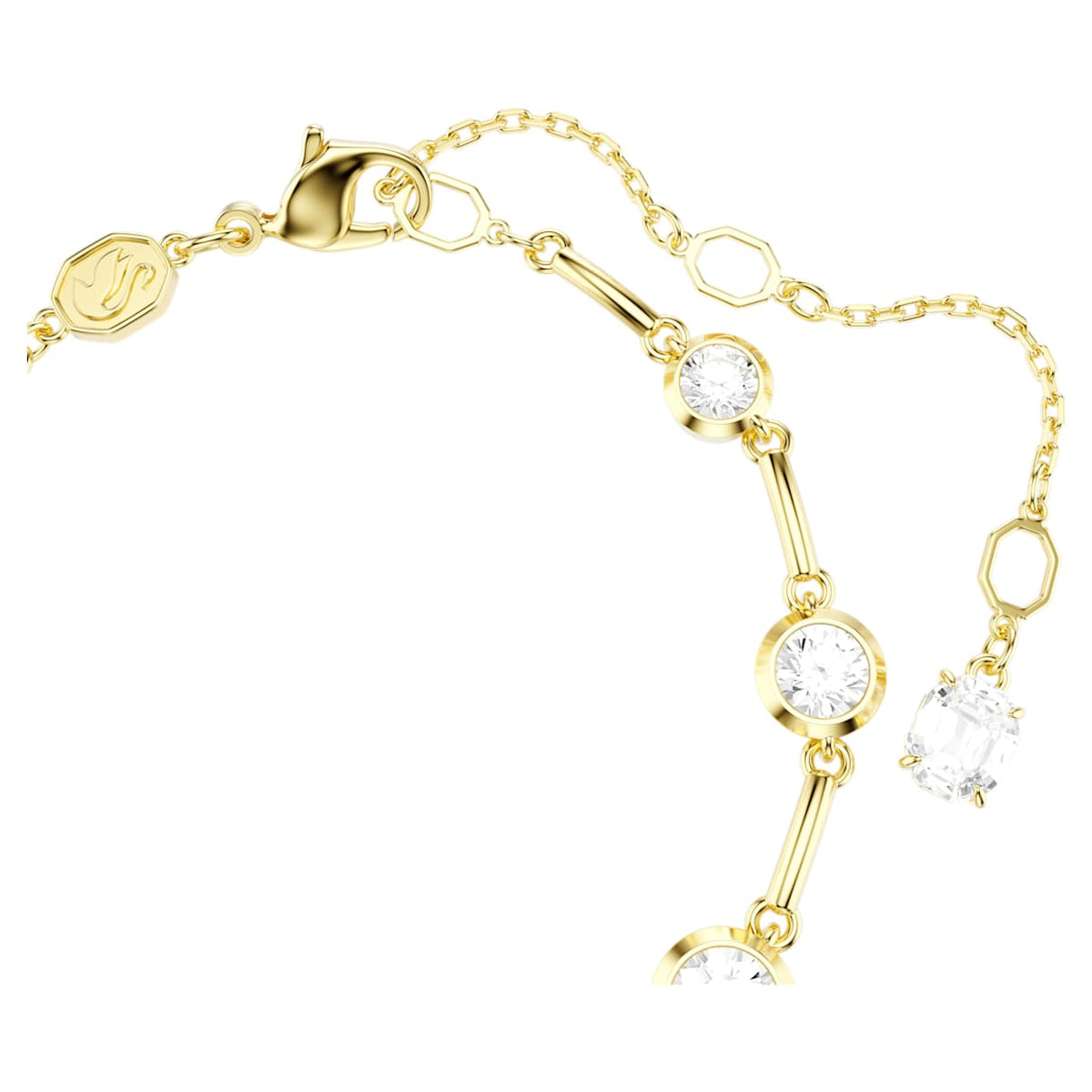 Pulsera color blanco y dorado