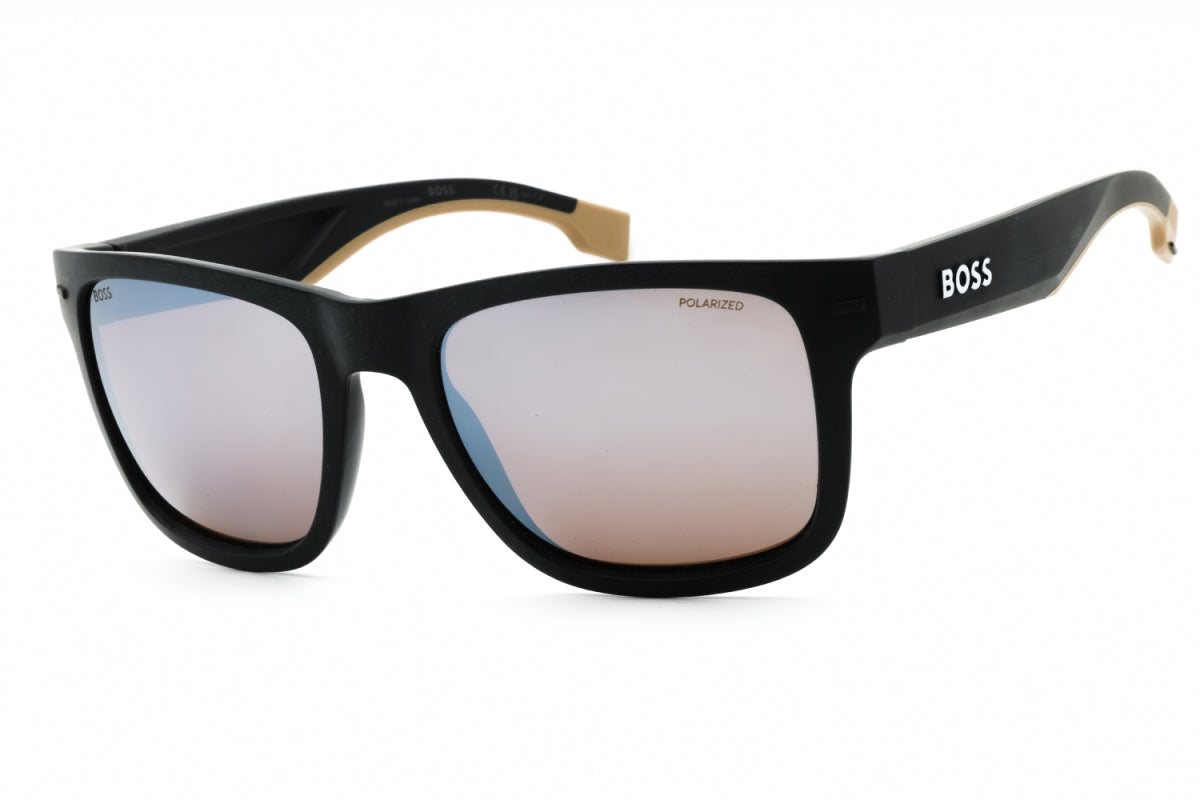 Gafas con lentes polarizados color negro y beige
