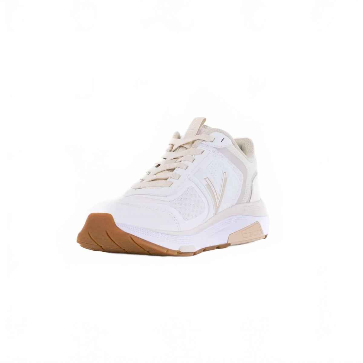 Tenis de mujer color blanco y crema