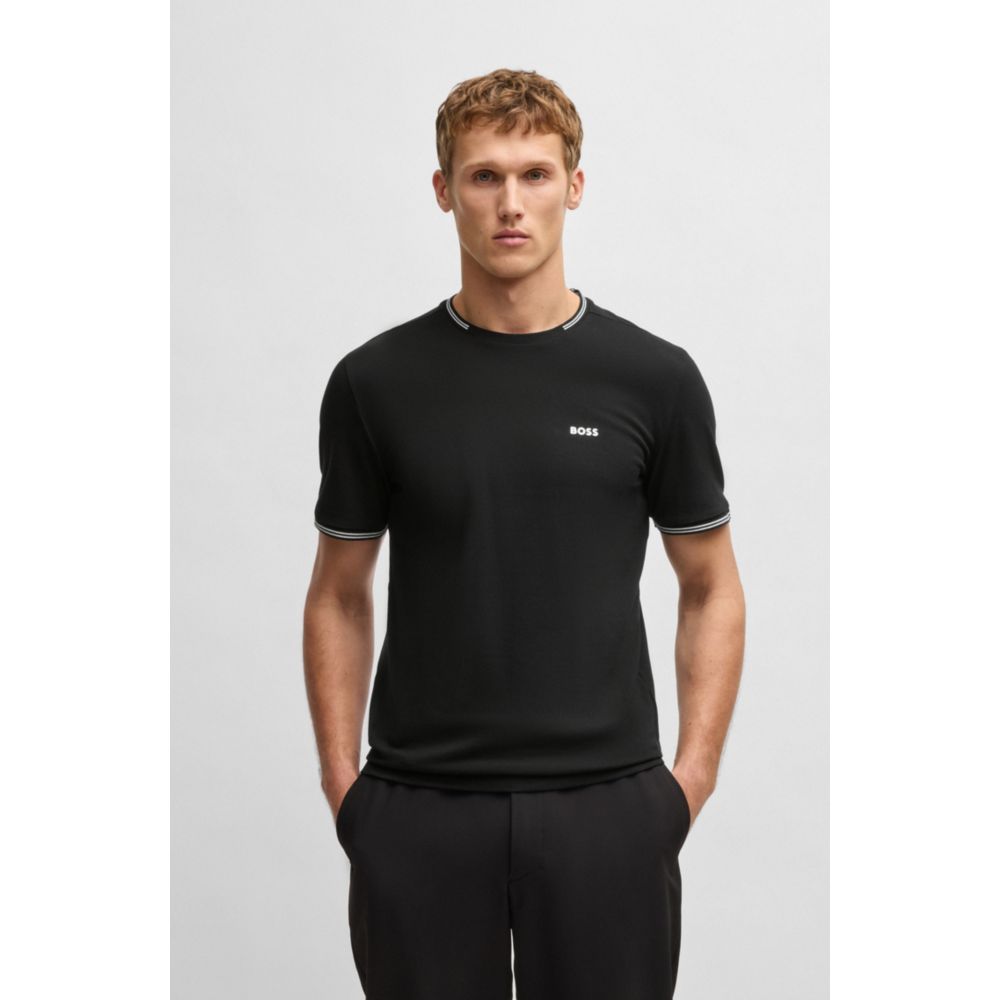 Camiseta de algodón a rayas