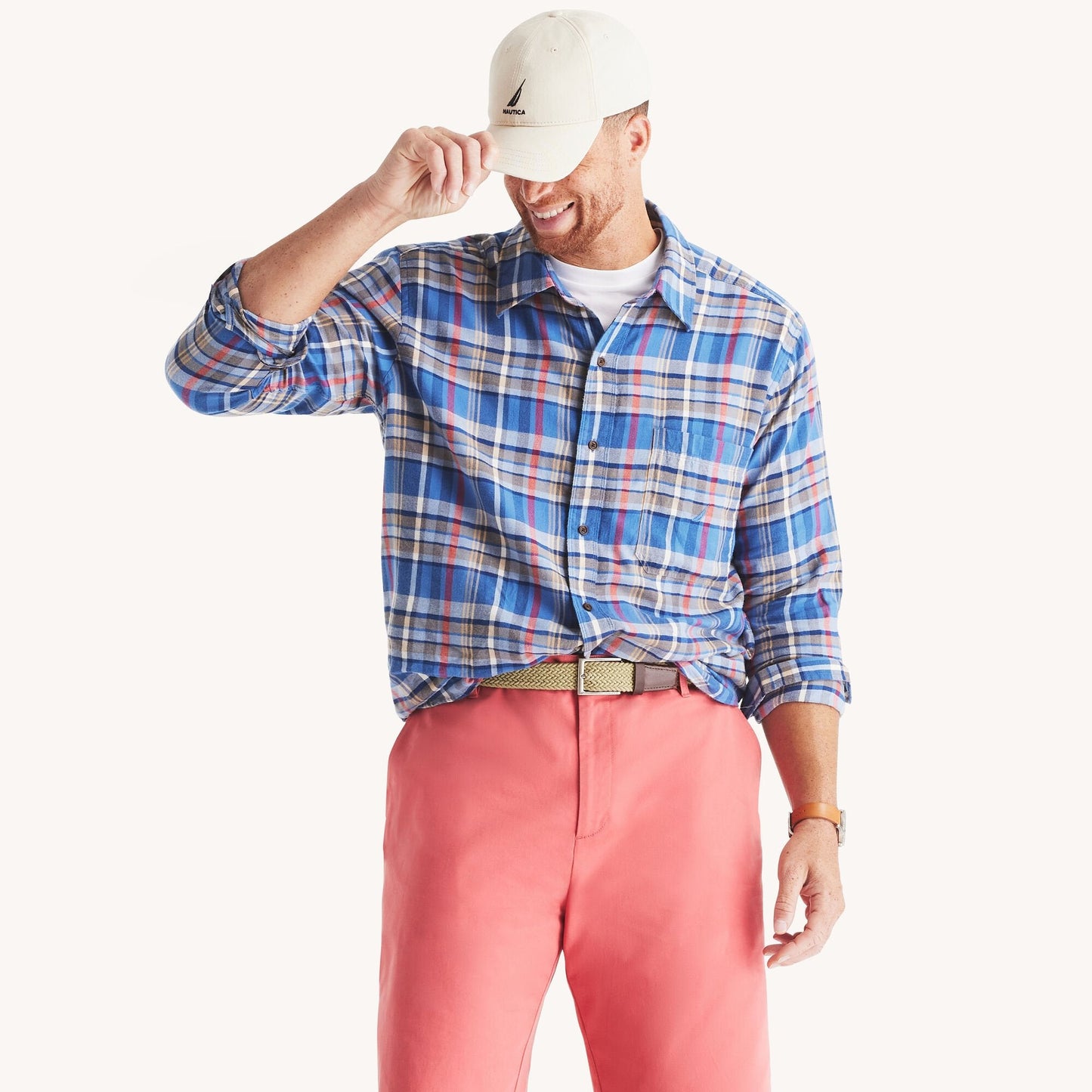 Camisa de hombre a cuadros