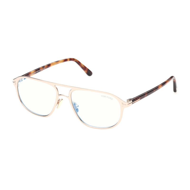 Gafas 57 mm color oro rosa y azul