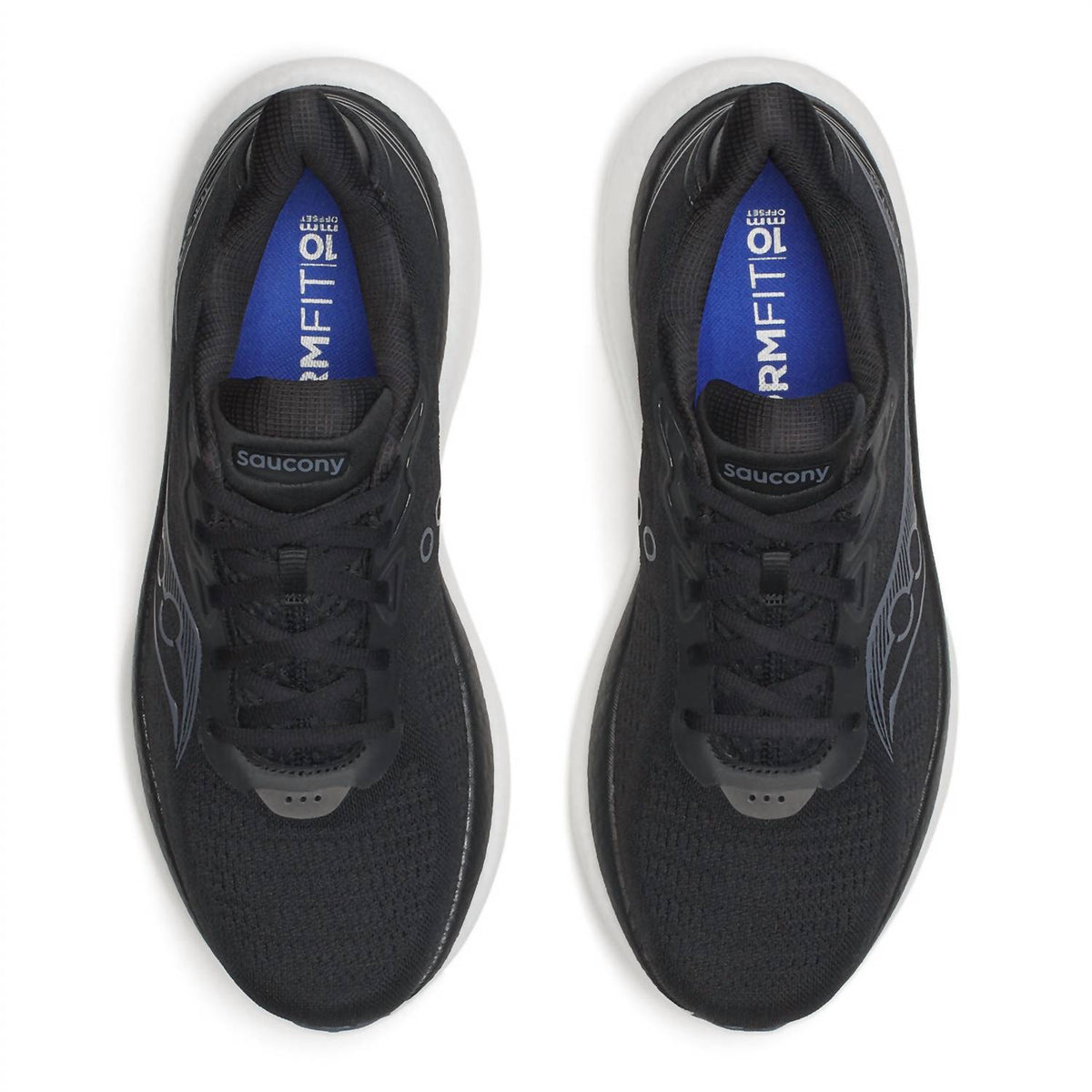 Tenis para correr de hombre color negro y blanco