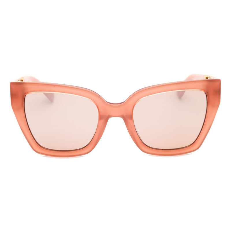 Gafas color rosado y plateado