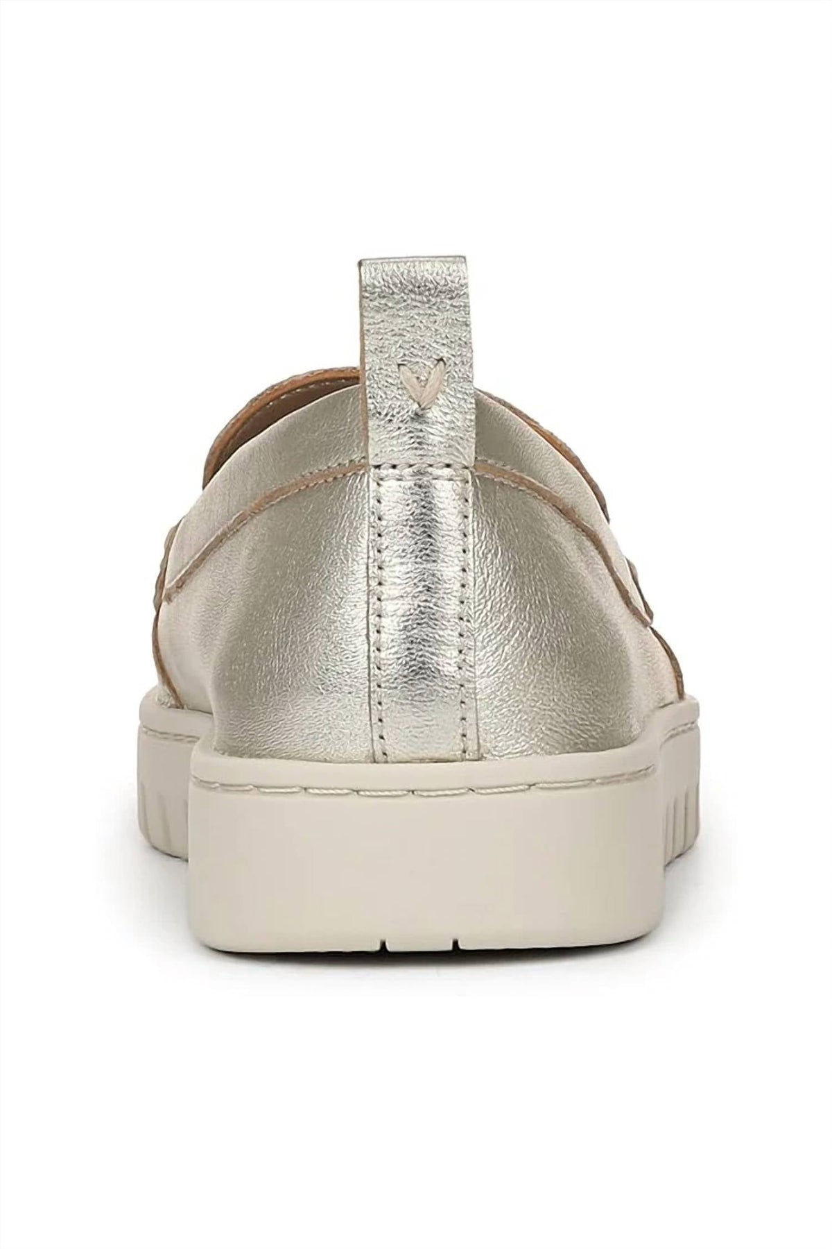 Mocasines de mujer color dorado