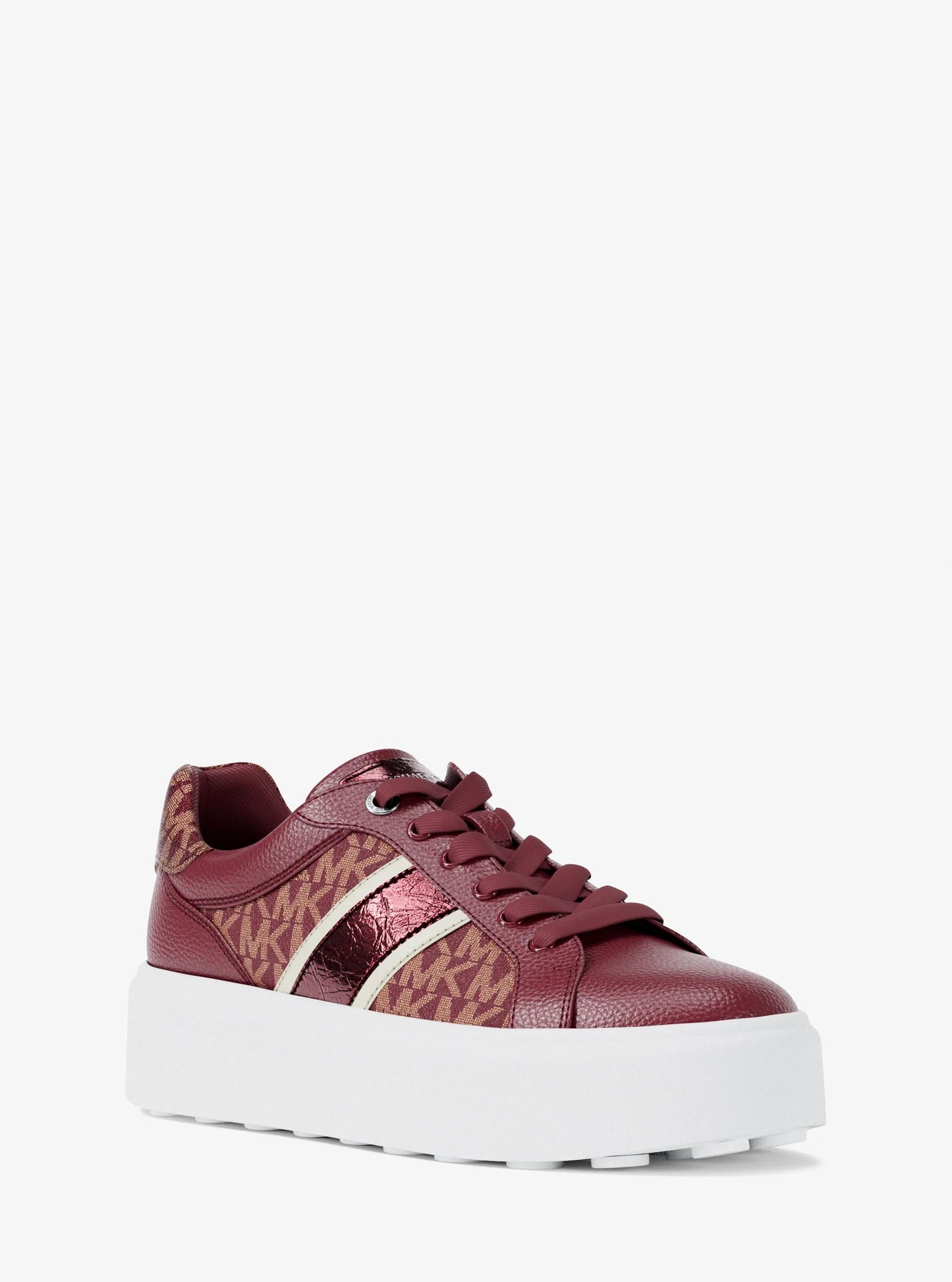 Tenis a rayas con plataforma