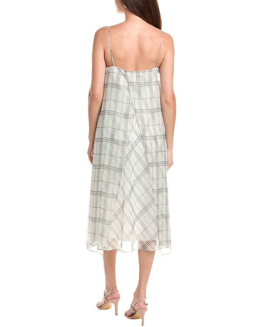 Vestido midi a cuadros