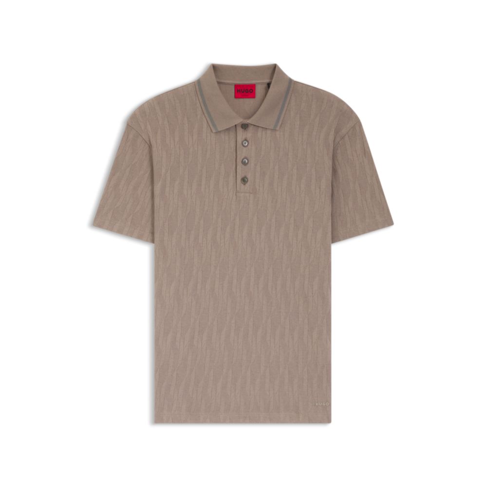 Polo de algodón a rayas