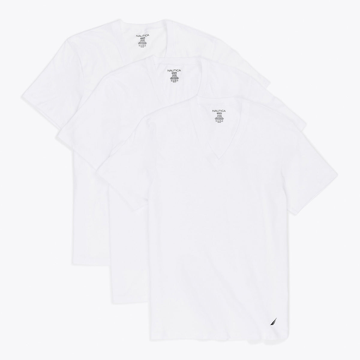 Camiseta de hombre (3 unidades) con cuello en V