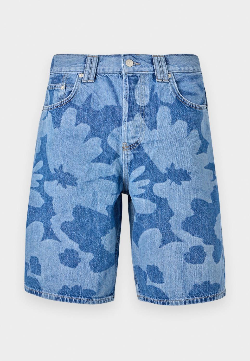 Short de mezclilla con estampado