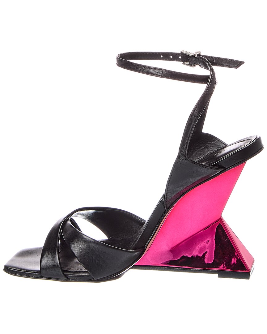 SCHUTZ Jill Sandalia Plataforma de Cuero