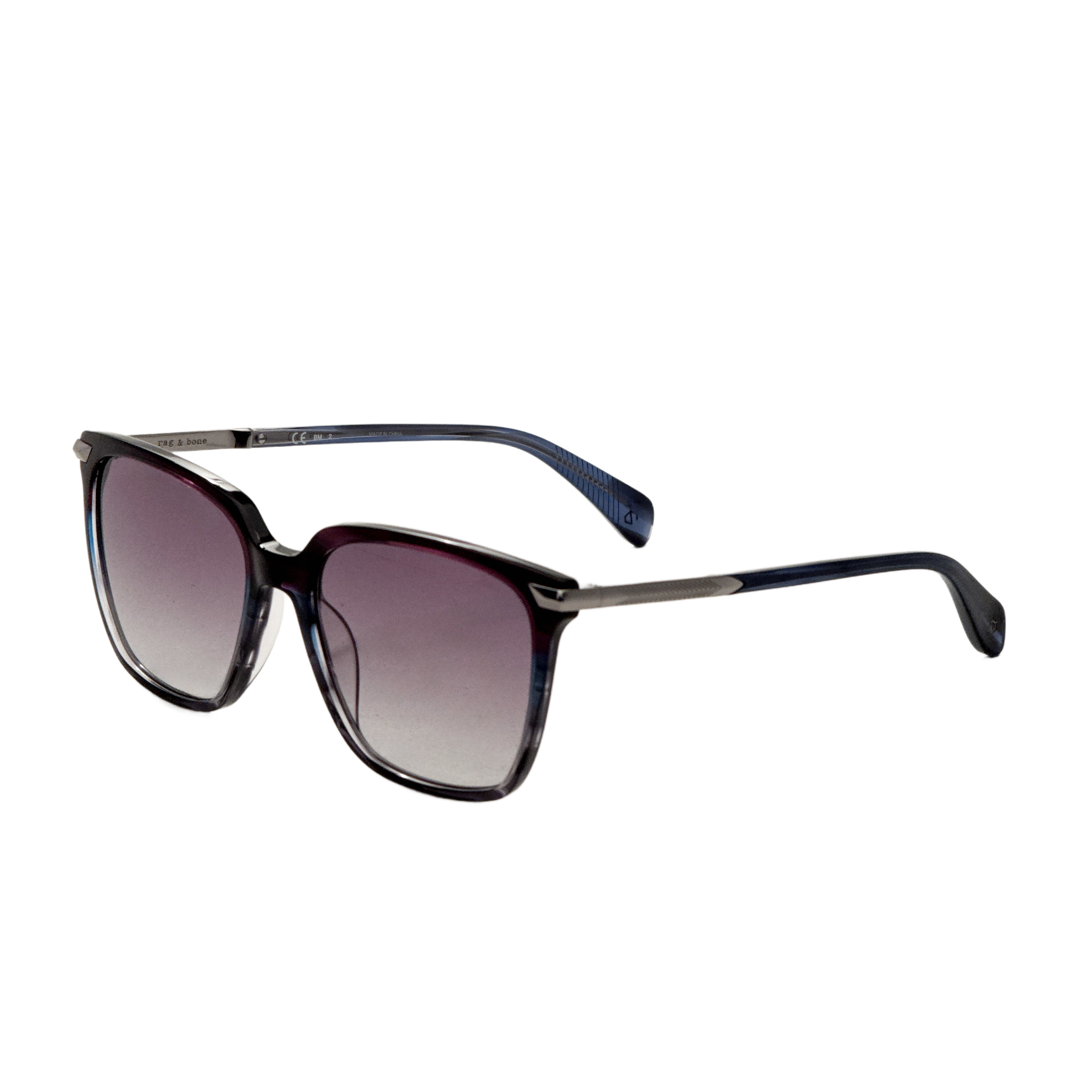 Gafas de sol de mujer 55 mm color azul y violeta