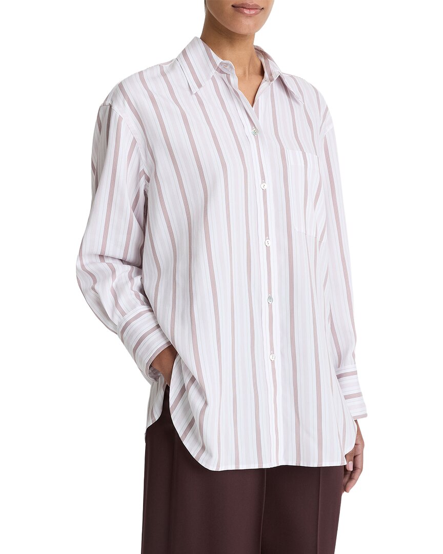 Camisa de corte amplio a rayas