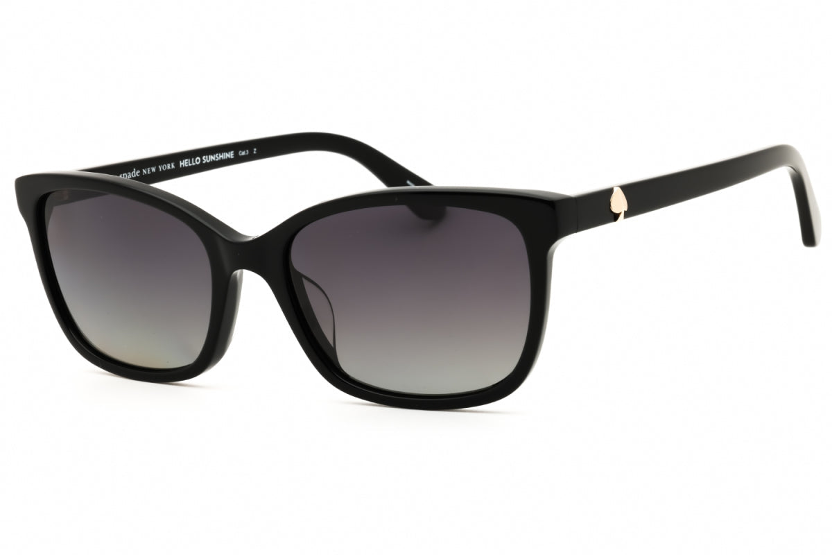 Gafas con lentes polarizados color negro y gris y dorado