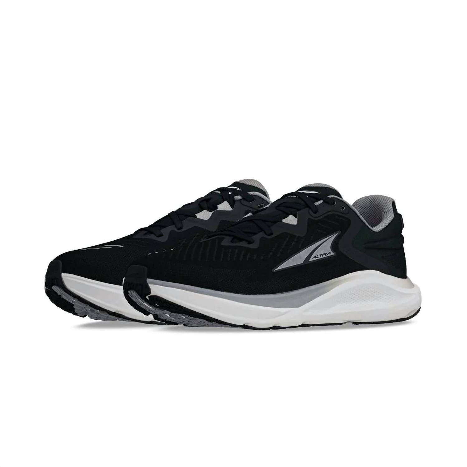 Tenis para correr de hombre color negro y blanco