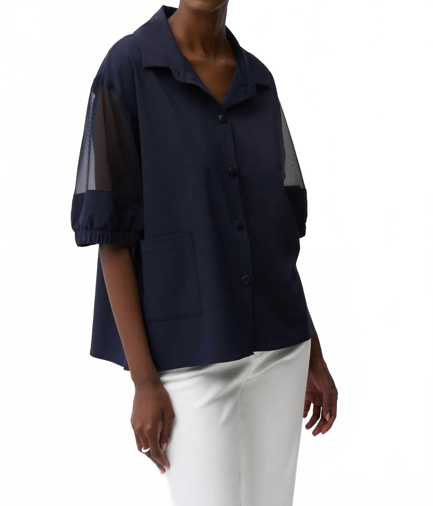 Blusa color azul marino