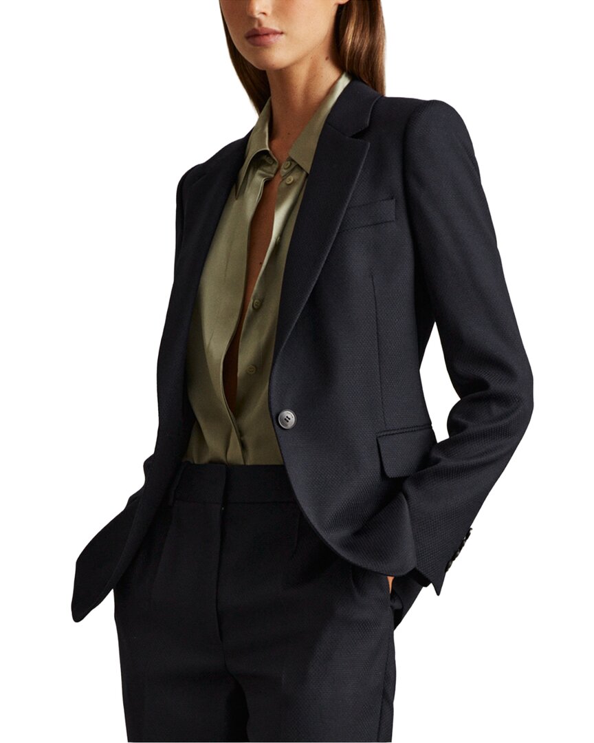 Blazer de mezcla de lana