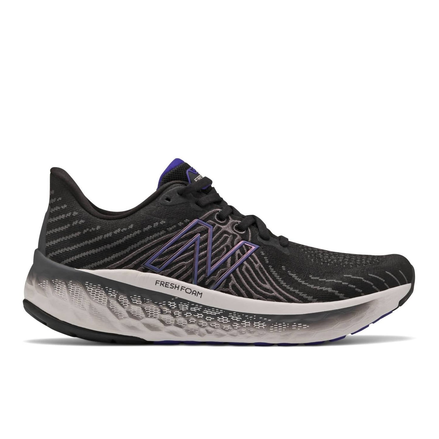 Tenis para correr de hombre color negro y violeta