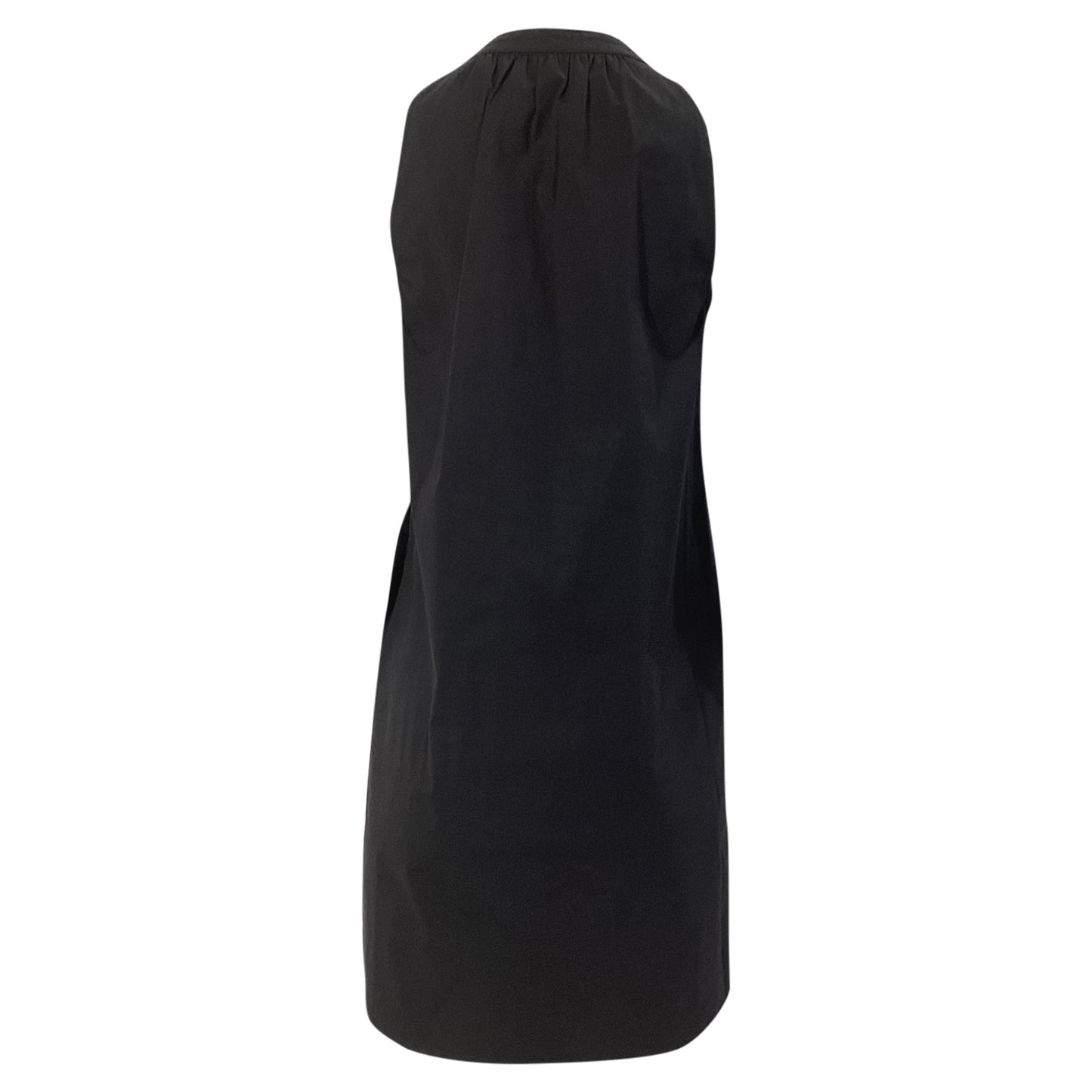 Vestido de algodón color negro