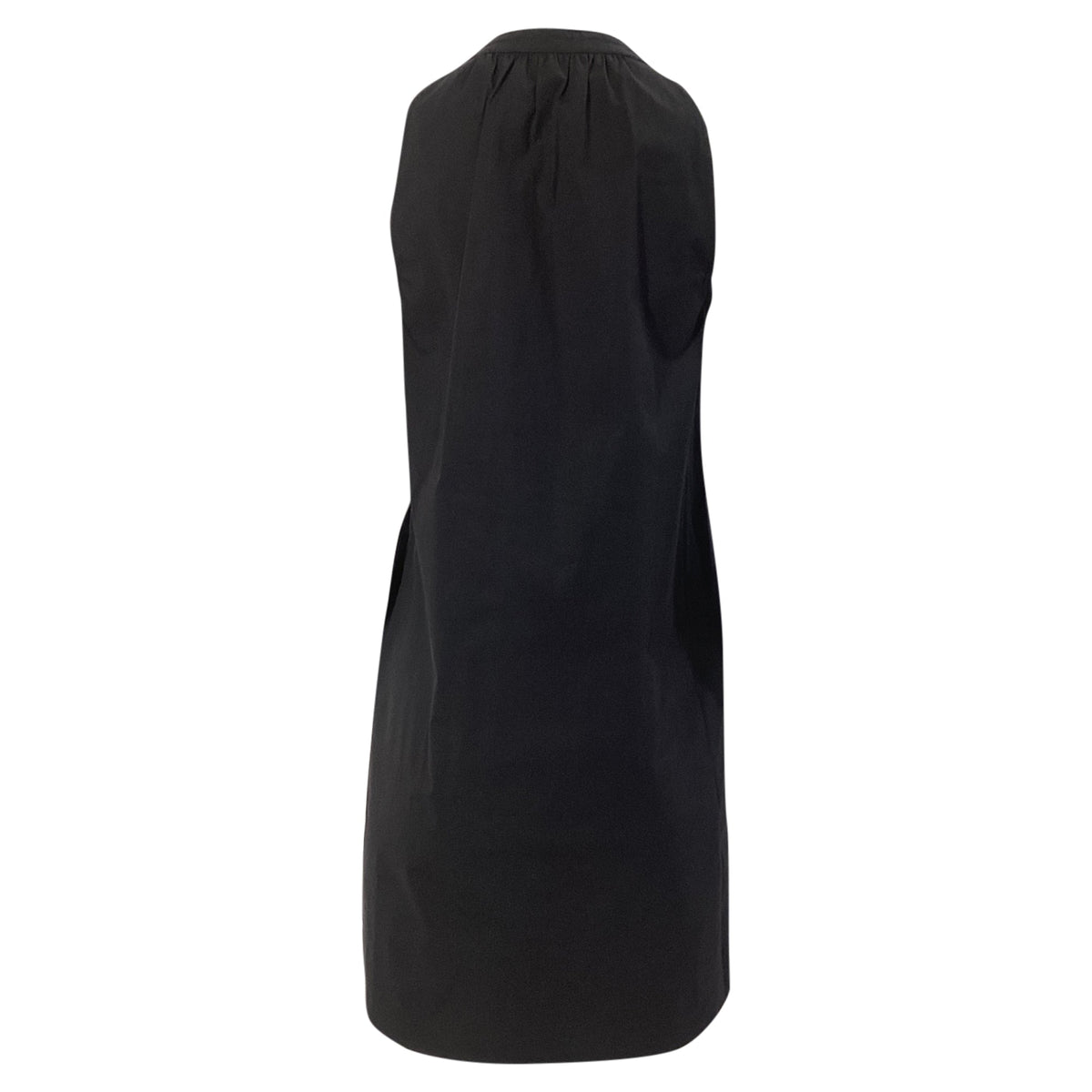 Vestido de algodón color negro