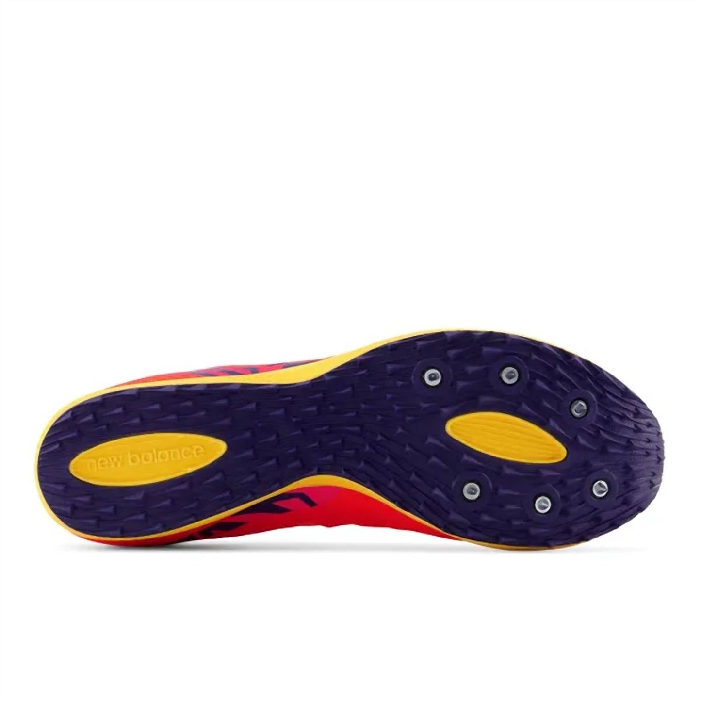 Zapatillas con clavos de hombre color rojo