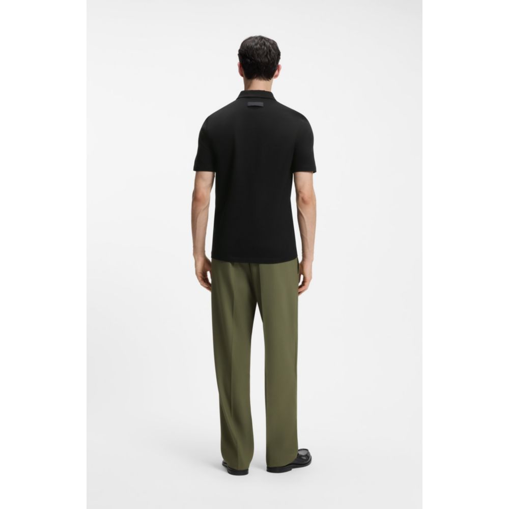 Polo de algodón de corte ajustado