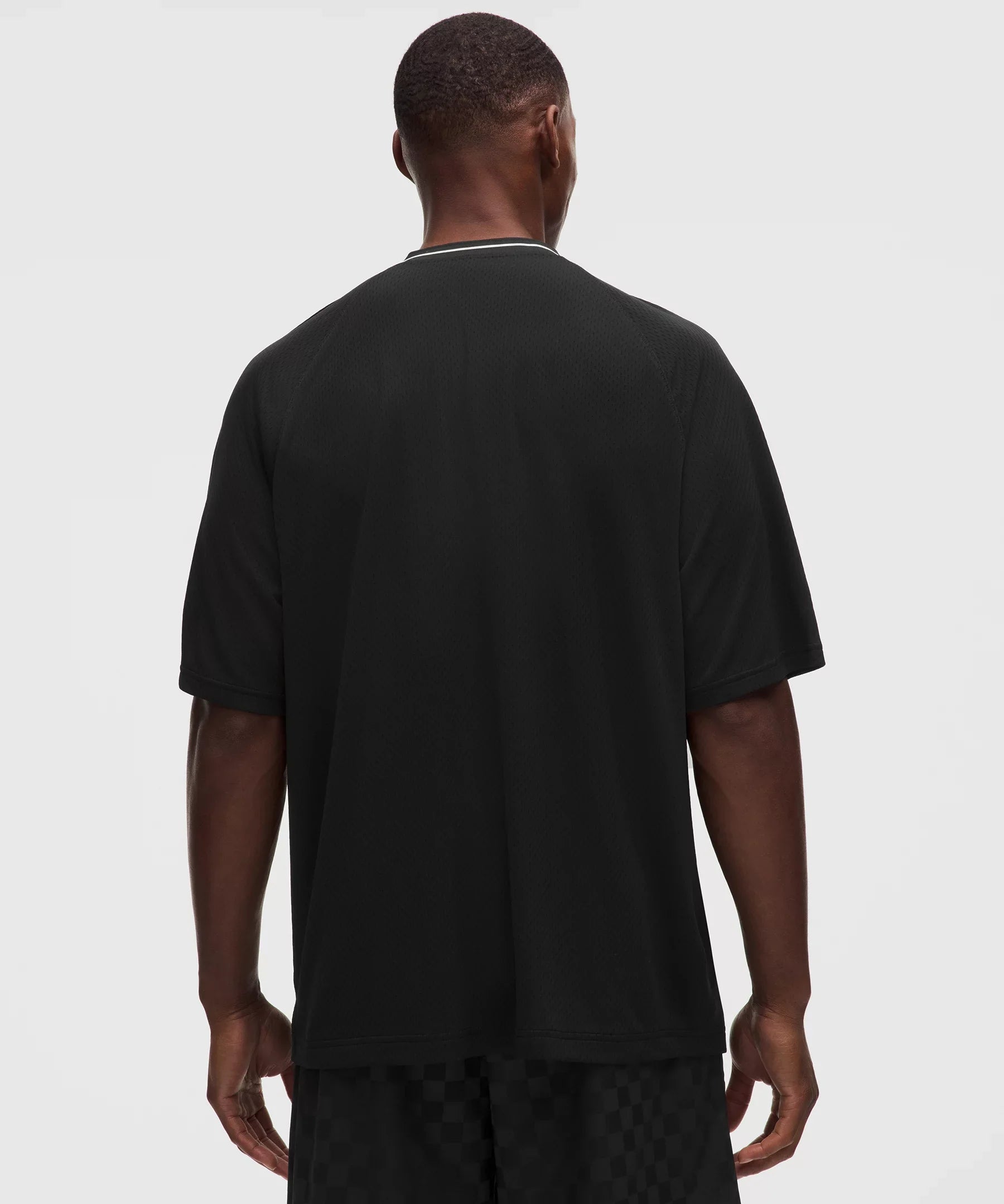Camisa de manga corta de corte amplio
