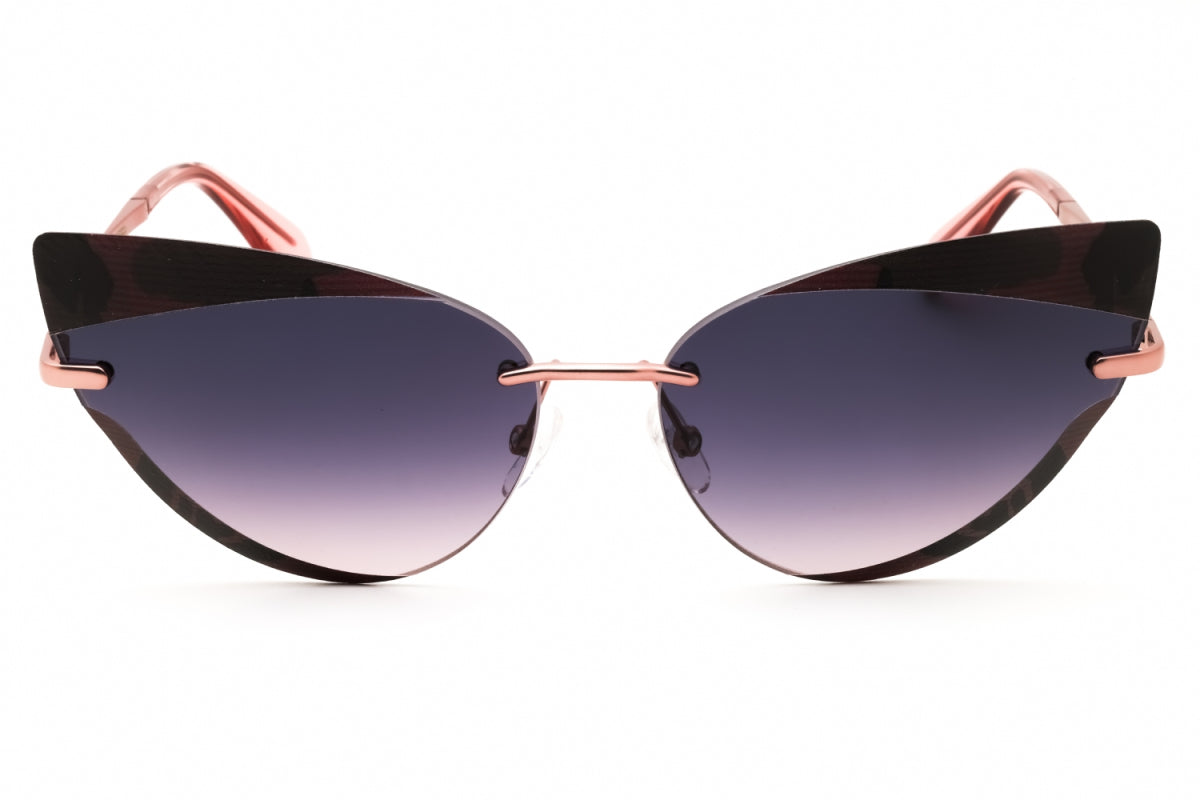 Gafas color violeta y dorado