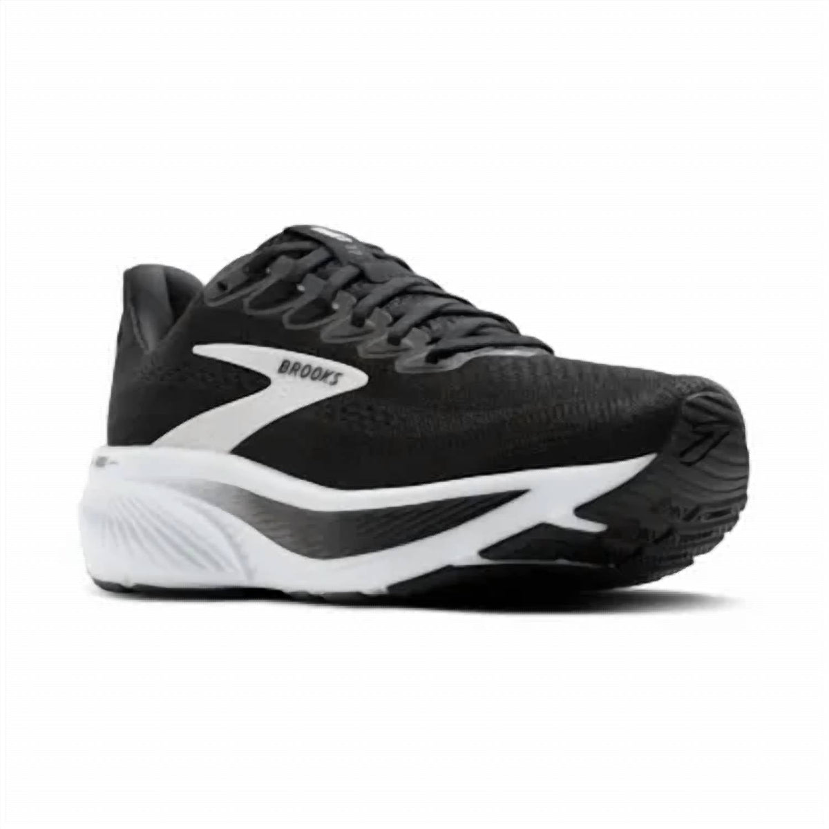 Tenis para correr de mujer color negro y blanco y gris