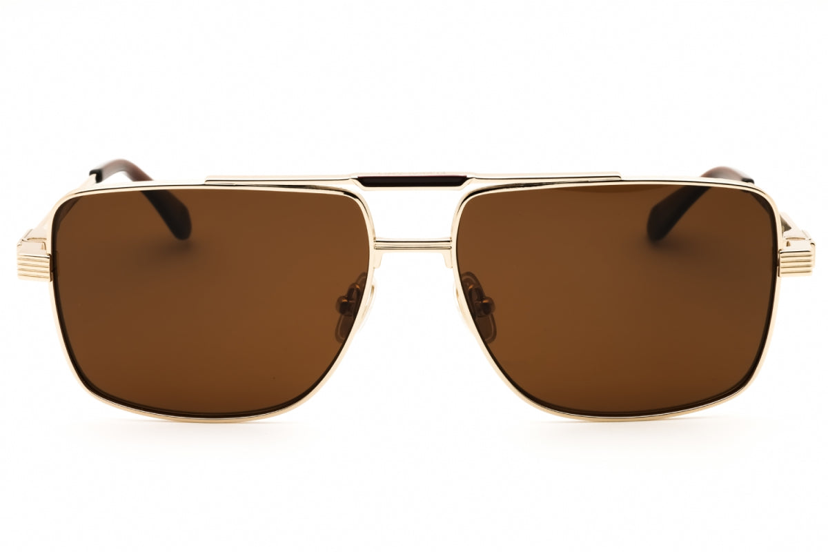 Gafas con lentes polarizados color café y dorado