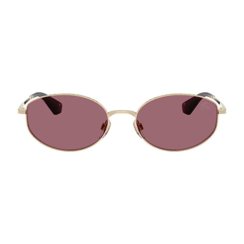 Gafas color violeta y dorado