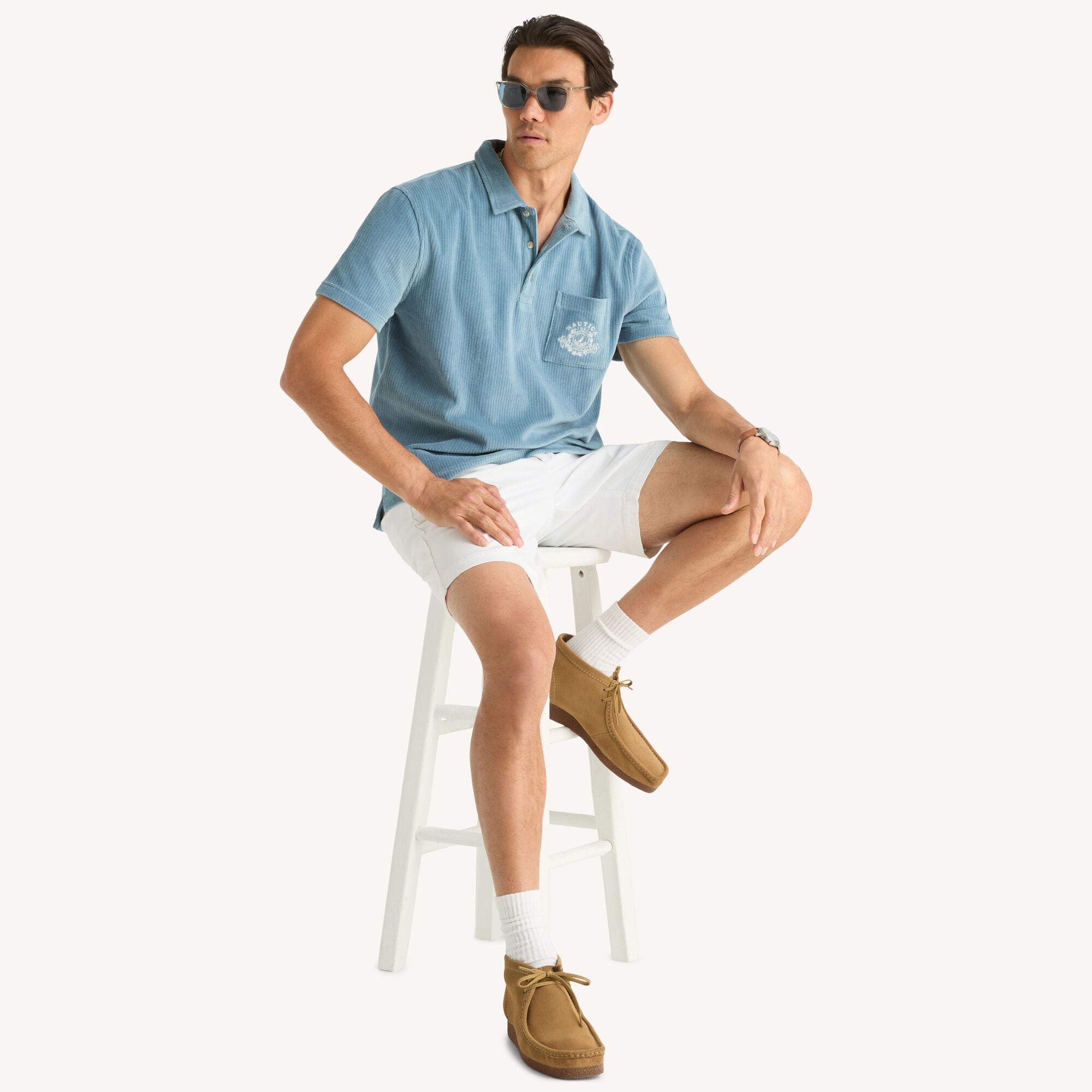 Polo de hombre de corte amplio