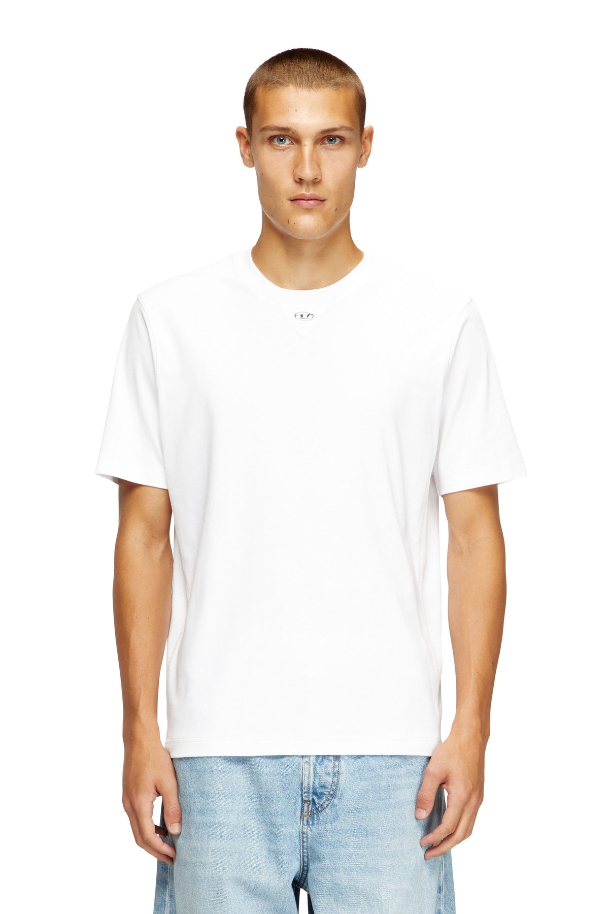 Camiseta con cuello redondo