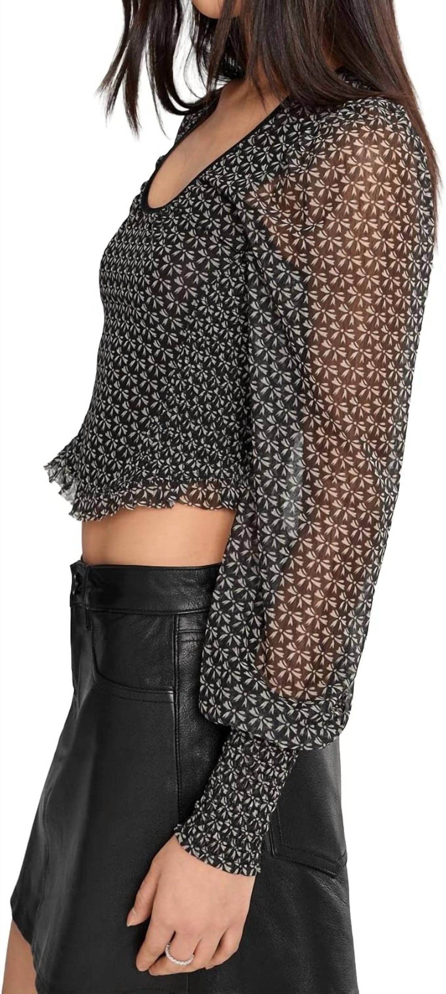Top color negro