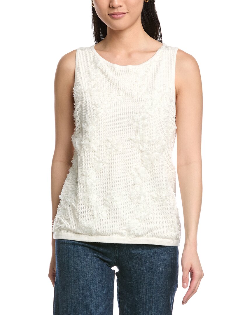 Camiseta sin mangas con estampado floral