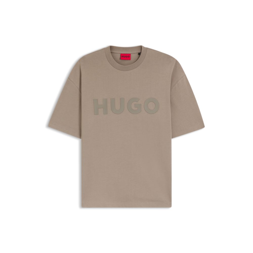 Camiseta de algodón de corte amplio