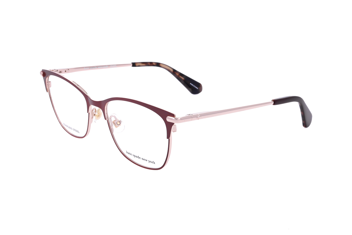Montura para gafas de mujer 52 mm color vinotinto