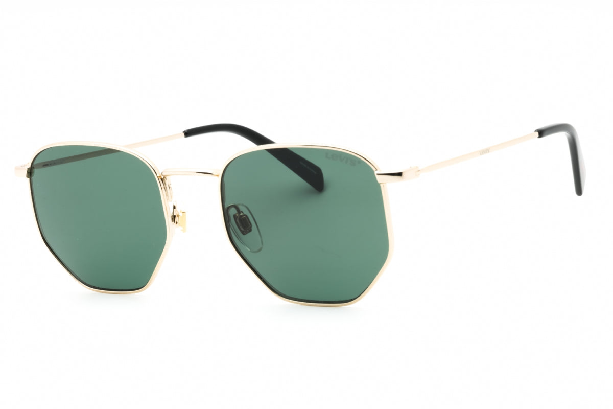 Gafas color verde y dorado