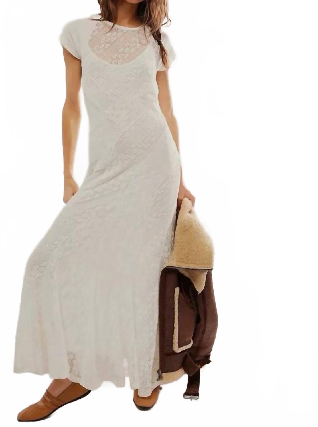 Vestido largo color blanco