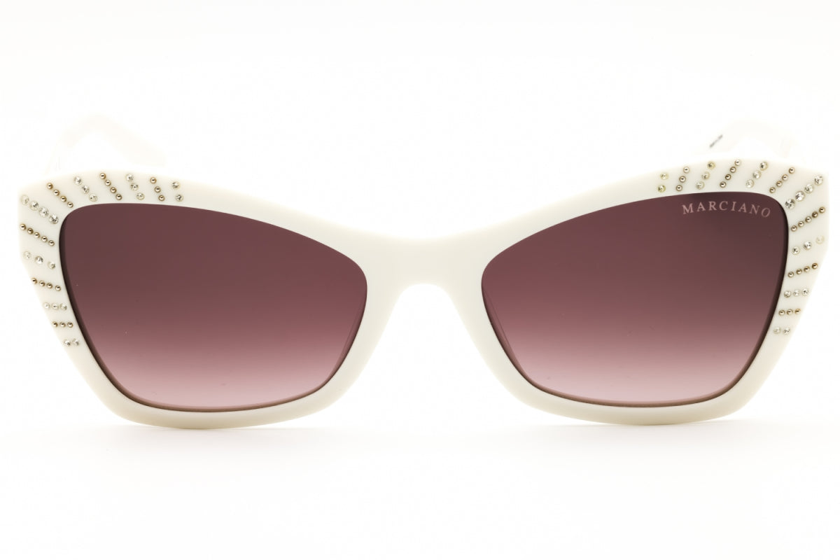 Gafas color blanco y café