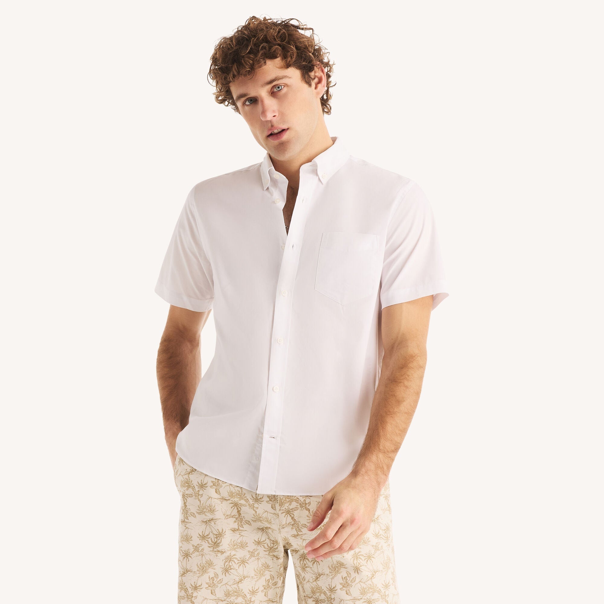 Camisa de hombre de manga corta