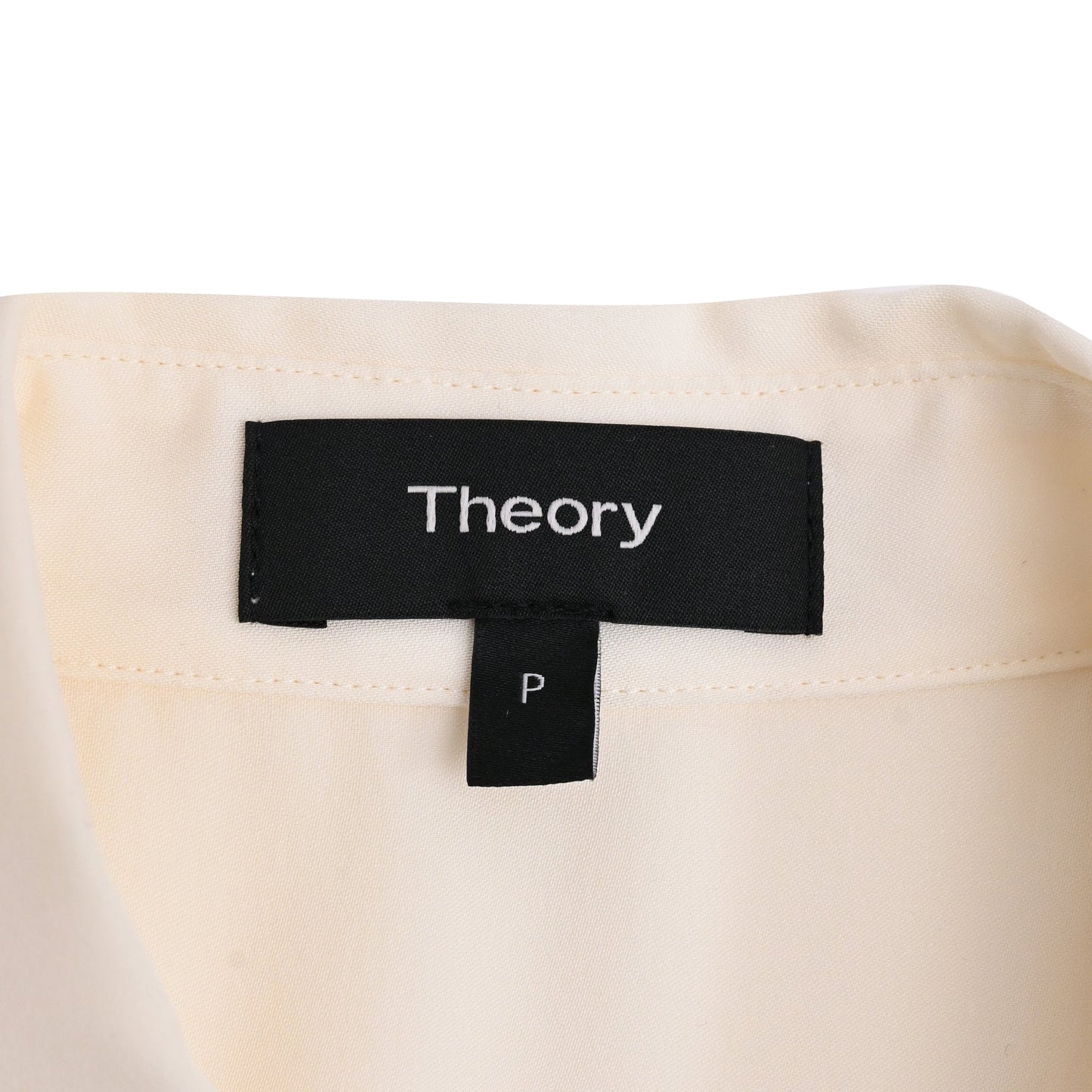 Blusa de seda sin mangas color blanco