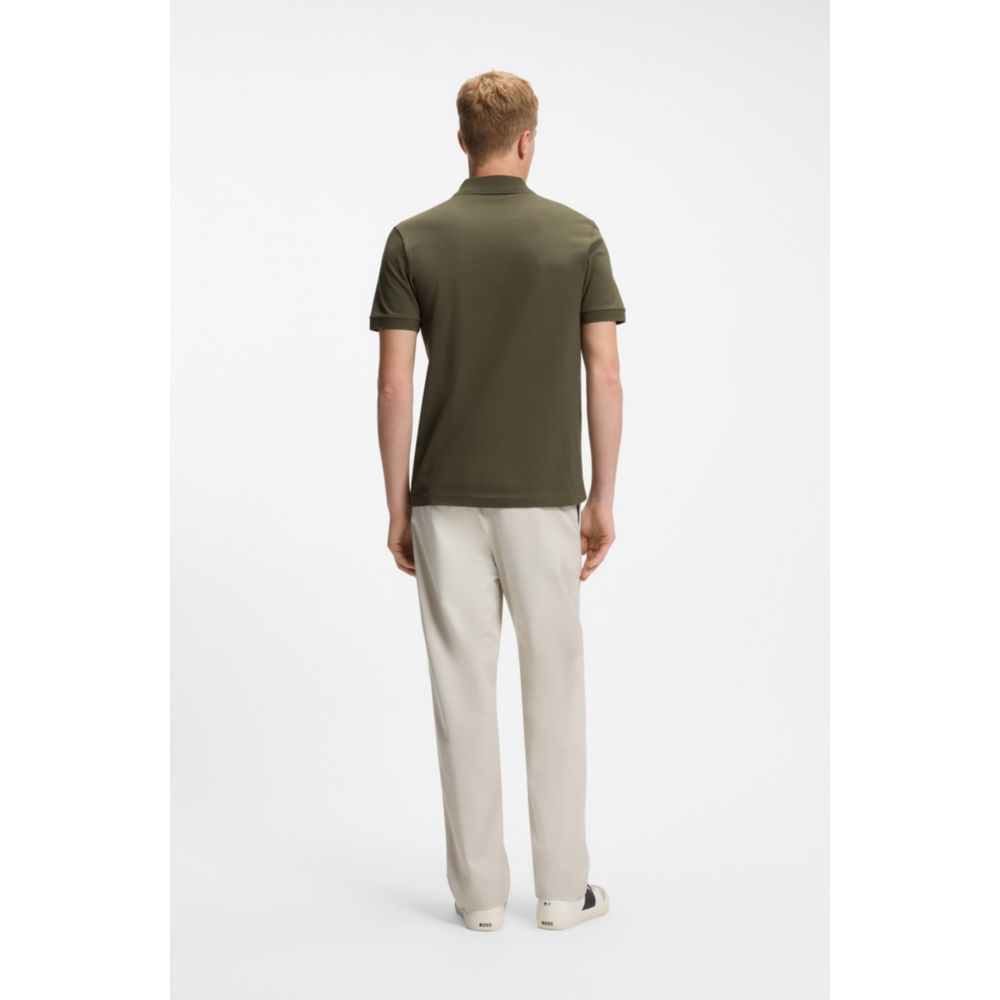 Polo de algodón de corte ajustado